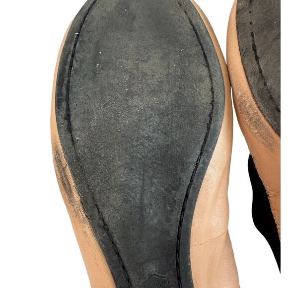 Tory Burch Caroline leather Ballet Slipper 9.5 Preowned - Picture 11 of 13